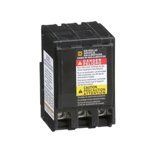 Schneider Electric QO3125SL Square D by Schneider Electric QO3125SL is a connector designed as a sub-feed lug kit with a rated current of 125A. QO3125SL on Powermatic Associates