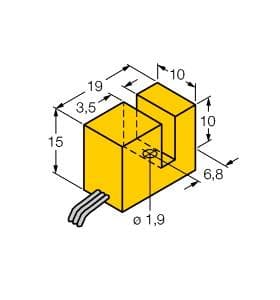 Turck SI3.5-K10-AP6X SI3.5-K10-AP6X Turck - SI3.5-K10-AP6X Inductive Sensor, Slot-type SI3.5-K10-AP6X on Powermatic Associates
