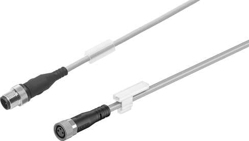 Festo 8091512 connecting cable NEBU-M8G3-K-1-N-M12G3 Conforms to standard: (* Core colours and connection numbers to EN 60947-5-2, * EN 61076-2-101, * EN 61076-2-104), Cable identification: Without inscription label holder, Product weight: 39 g, Electrical connection 1 8091512 on Powermatic Associates