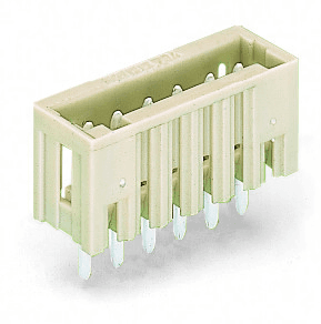 WAGO 734-139/046-000 734-139/046-000 WAGO - THT male header; 1.0 x 1.0 mm solder pin; straight; 100% protected against mismating; Pin spacing 3.5 mm; 9-pole; light gray 734-139/046-000 on Powermatic Associates