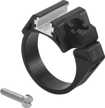 Festo 175097 mounting kit SMBR-8-32 For mounting proximity switches SME-8, SMT-8. Size: 32, Materials note: Conforms to RoHS 175097 on Powermatic Associates