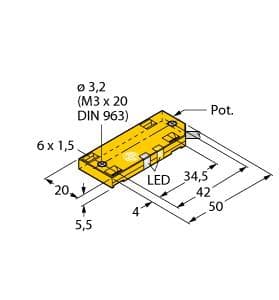 Turck BCE10-QF5.5-AP6X2 BCE10-QF5.5-AP6X2 Turck - BCE10-QF5.5-AP6X2 Capacitive Sensor BCE10-QF5.5-AP6X2 on Powermatic Associates