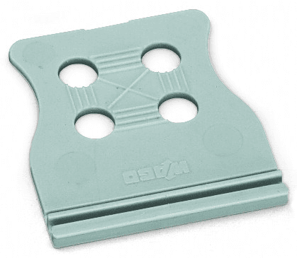 WAGO 734-329 734-329 WAGO - Strain relief plate; for female and male connectors; 25 mm wide; 1 part; gray 734-329 on Powermatic Associates