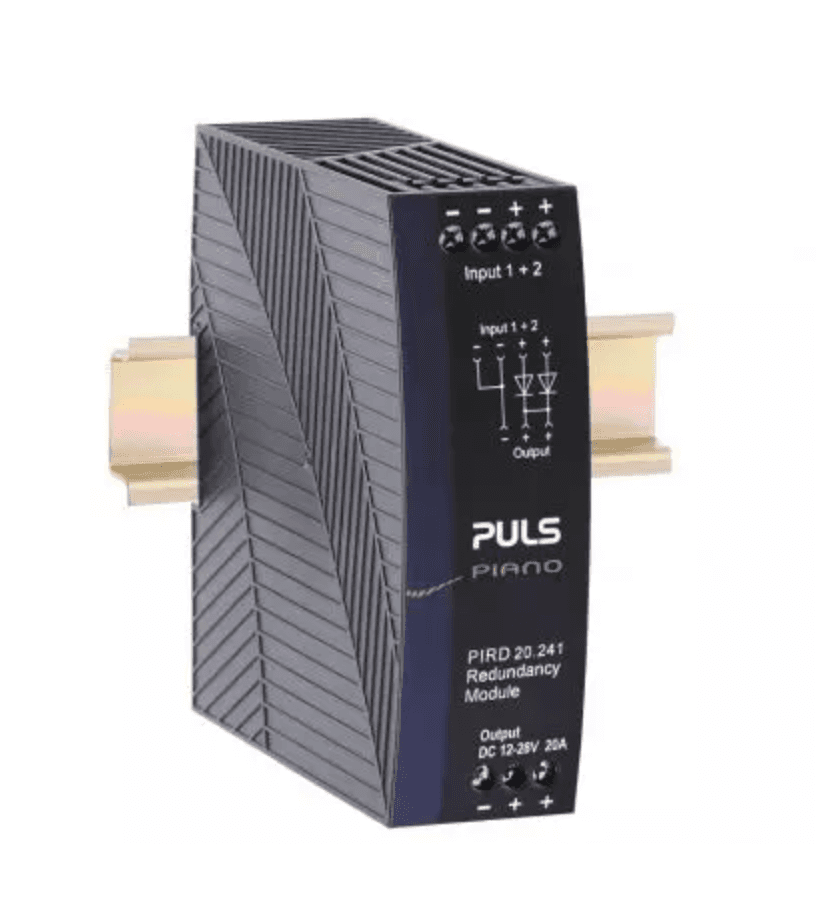 Puls PIRD20.241 Diode redundancy module 24 V, 20 A, 2x 10A; DC-OK relay contact PIRD20.241 on Powermatic Associates