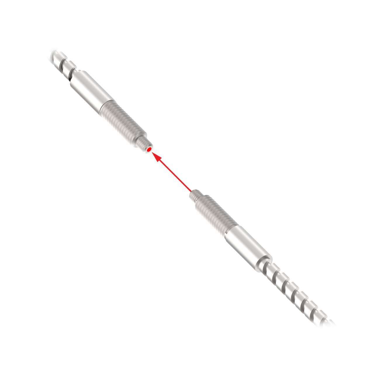 Banner IMT.752S-HT Glass Fiber Opposed Mode 0.61 m long; 1.27 mm dia. Bundle; Stainless Steel Sheath; M4 & M2.5 Thread; Terminated for use in Plastic Fiber Sensors; Max. Operating Temperature 315C at Threaded Tip IMT.752S-HT on Powermatic Associates