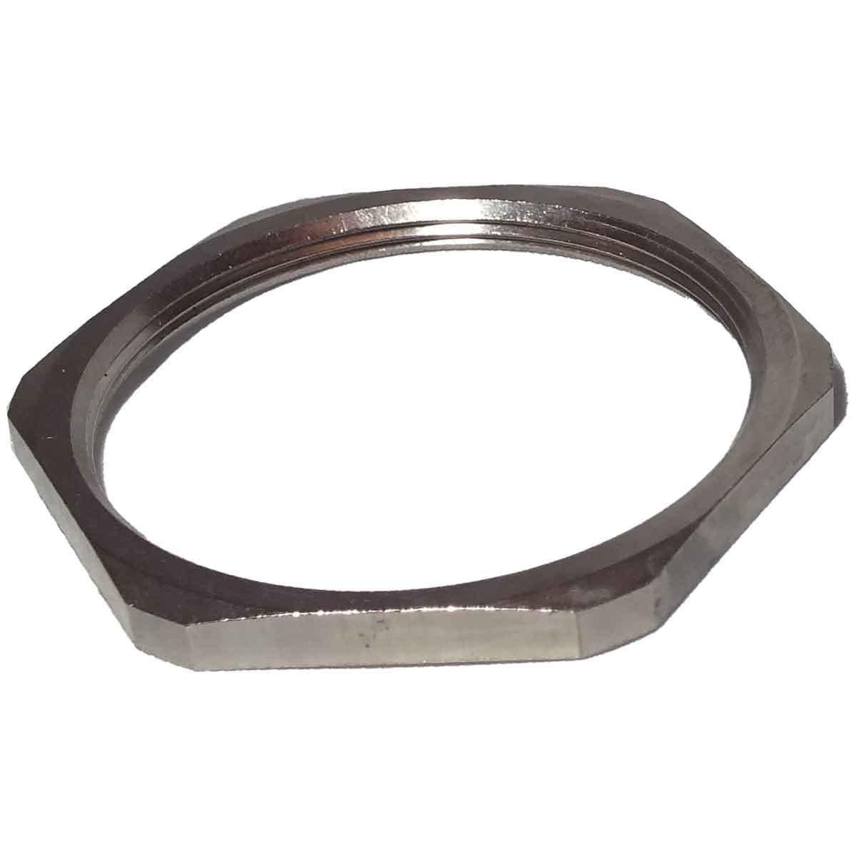 SAB LMM-16 SAB LMM-16 Nickel Plated Brass Locknut with M16 threads LMM-16 on Powermatic Associates