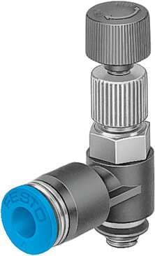 Festo 153508 differential pressure regulator LRLL-3/8-QS-12 Without manometer, with male thread and QS plug connector. Controller function: (* Differential pressure, constant, * with return flow), Pneumatic connection, port 1: G3/8, Pneumatic connection, port 2: QS- 153508 on Powermatic Associates