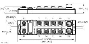 Turck TBEN-L4-8DIP-8DOP TBEN-L4-8DIP-8DOP Turck - TBEN-L4-8DIP-8DOP Compact Multiprotocol I/O Module for Ethernet, 8 Digital PNP Inputs and 8 Digital PNP Outputs 2 A TBEN-L4-8DIP-8DOP on Powermatic Associates