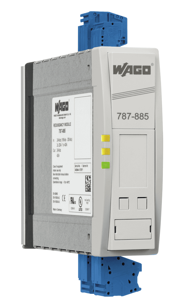 WAGO 787-885 787-885 WAGO - Redundancy module; 24 VDC; 20 A 787-885 on Powermatic Associates