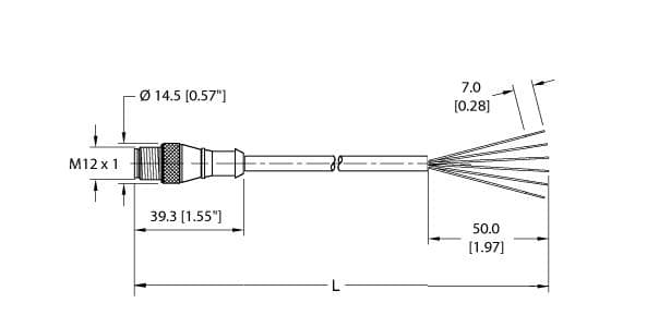 Turck RS 4.6T-0.5 RS 4.6T-0.5 Turck - RS 4.6T-0.5 Actuator and Sensor Cordset, Connection Cable RS 4.6T-0.5 on Powermatic Associates
