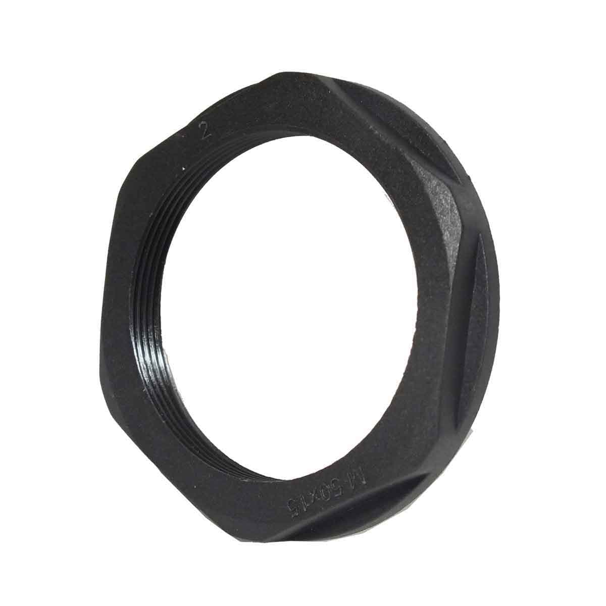 SAB LNB-1 SAB LNB-1 Black Plastic Hexagonal  Locknut with NPT 1" threads LNB-1 on Powermatic Associates