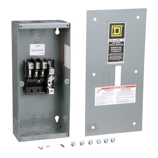 Schneider Electric QO3100BNF Square D by Schneider Electric QO3100BNF is a load center designed for flush mounting with a rated current of 100A. It features a connection type of lugs and dimensions of H333mm x W149mm (H13.11" x W5.87"), accommodating 3-spaces. This load center is built with a welded sheet steel enclosure and tin-plated copper busbar, ensuring durability and efficient conductivity. It offers a degree of protection rated at NEMA 1 and is capable of supporting 3 single pole circuits. Additionally, it has a short circuit breaking rating of 22kA, making it suitable for various electrical distribution applications. QO3100BNF on Powermatic Associates