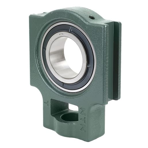 NSK UKT217D1 Take Up Bearing Only; 75MM Bore; 30MM Slot Width; 173MM Slot to Slot Distance; Ball Bearing; Unit Only; Tapered Adapter Sleeve Mount; UK217D1 Insert Part; Cast Iron Housing Material UKT217D1 on Powermatic Associates