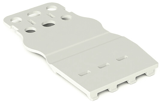 WAGO 832-534 832-534 WAGO - Strain relief plate; for female and male connectors; 40.6 mm wide; 1 part; Pin spacing 10.16 mm; 4-pole; light gray 832-534 on Powermatic Associates