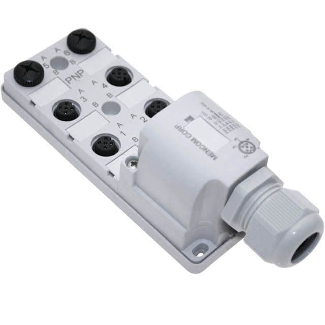 Mencom JDC-6A0-025-F000 JDC Junction Blocks, 5 Pin Straight Wired, 6 Port, No Led, Field Wireable Home Run Connector JDC-6A0-025-F000 on Powermatic Associates