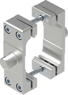 Festo 2214909 trunnion mounting kit DAMT-V1-50-A Size: 50, Based on the standard: ISO 15552 (previously also VDMA 24652, ISO 6431, NF E49 003.1, UNI 10290), Corrosion resistance classification CRC: 1 - Low corrosion stress, Ambient temperature: -40 - 150 °C, Product we 2214909 on Powermatic Associates