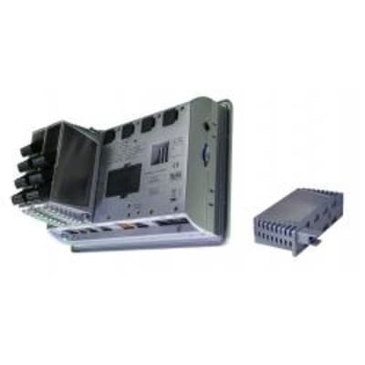 Red Lion G10S0000 Red Lion G10S0000 is an HMI / Display unit from the HMI Rugged Graphite series designed for both indoor and outdoor use. It features an HMI operator touchscreen panel with a connection interface that includes 1 x RJ45 port for Ethernet, 2 x RJ11 ports for RS-232, and 1 x RJ45 port supporting both RS-422 and RS-485 communication protocols. The unit operates on a supply voltage range of 10-30Vdc, accommodating both 12Vdc and 24Vdc systems. It is engineered to function within an ambient air temperature range of -20 to +60 °C and offers a degree of protection rated at IP66 and NEMA 4X. The G10S0000 is equipped with 7 module slots for connection capacity, and its power consumption is typically 18 W, with a maximum of 53 W. The electrical durability of the backlight is rated at 35,000 hours. For storage, it includes an SD card slot, and it boasts a brightness level of 2500cd/m2. G10S0000 on Powermatic Associates