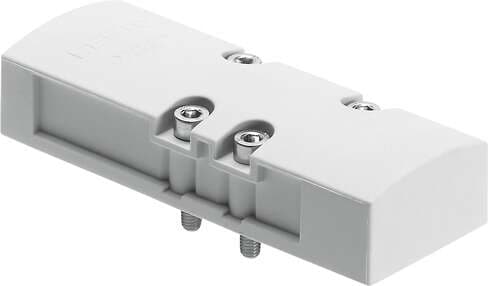 Festo 543186 blanking plate VABB-S2-1-WT For valve terminals VTSA and VTSA-F. Width: 42 mm, Corrosion resistance classification CRC: 0 - No corrosion stress, Product weight: 68 g, Material cover plate: PA 543186 on Powermatic Associates