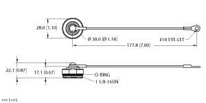 Turck RSFCV-CC RSFCV-CC Turck - RSFCV-CC Accessory for 1-1/8, Closure cap, Threaded hand tighten + lanyard RSFCV-CC on Powermatic Associates