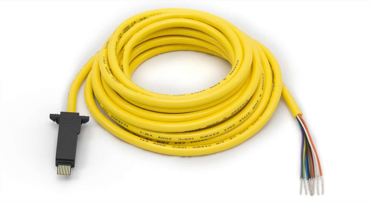 Banner RDLP-815D Cordset: Single Ended LP-Custom; 8-pin Straight Male; 4.6 m 8x22 Yellow PVC Jacket; TPU Black RDLP-815D on Powermatic Associates