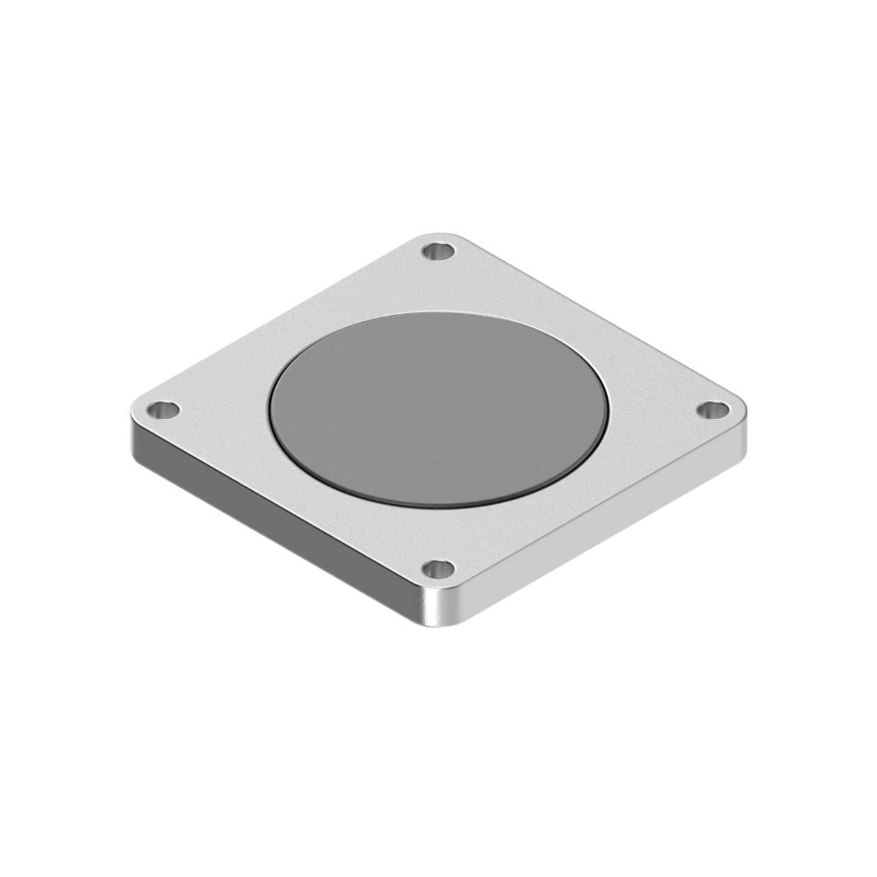 Banner BWA-QM30-FMSS Flat Surface Magnetic Bracket for QM30; 410SS w/ NdFeB Disc Insert; 2 sets of 304 SS Screw Packs BWA-QM30-FMSS on Powermatic Associates