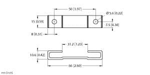 Turck M1-Q25L (2 PCS) M1-Q25L (2 PCS) Turck - M1-Q25L (2 PCS) Accessories, Mounting Bracket, For Linear Position Sensors LI-Q25L M1-Q25L (2 PCS) on Powermatic Associates