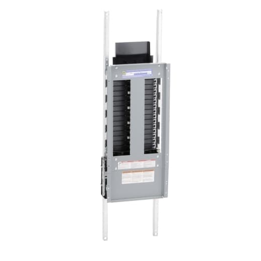 Schneider Electric NF430L4C Square D by Schneider Electric NF430L4C is a panelboard designed for three-phase (3PH-4W) networks, with a rated voltage of 480Y/277Vac and a rated current of 400A. It features a panelboard interior with 30 spaces and the capacity to support up to 30 circuits. The construction includes copper busbars for enhanced conductivity. For connection, it accommodates 1/0AWG to 750kcmil aluminum lugs for both line and neutral connections, ensuring compatibility with a wide range of wire sizes for installation flexibility. NF430L4C on Powermatic Associates