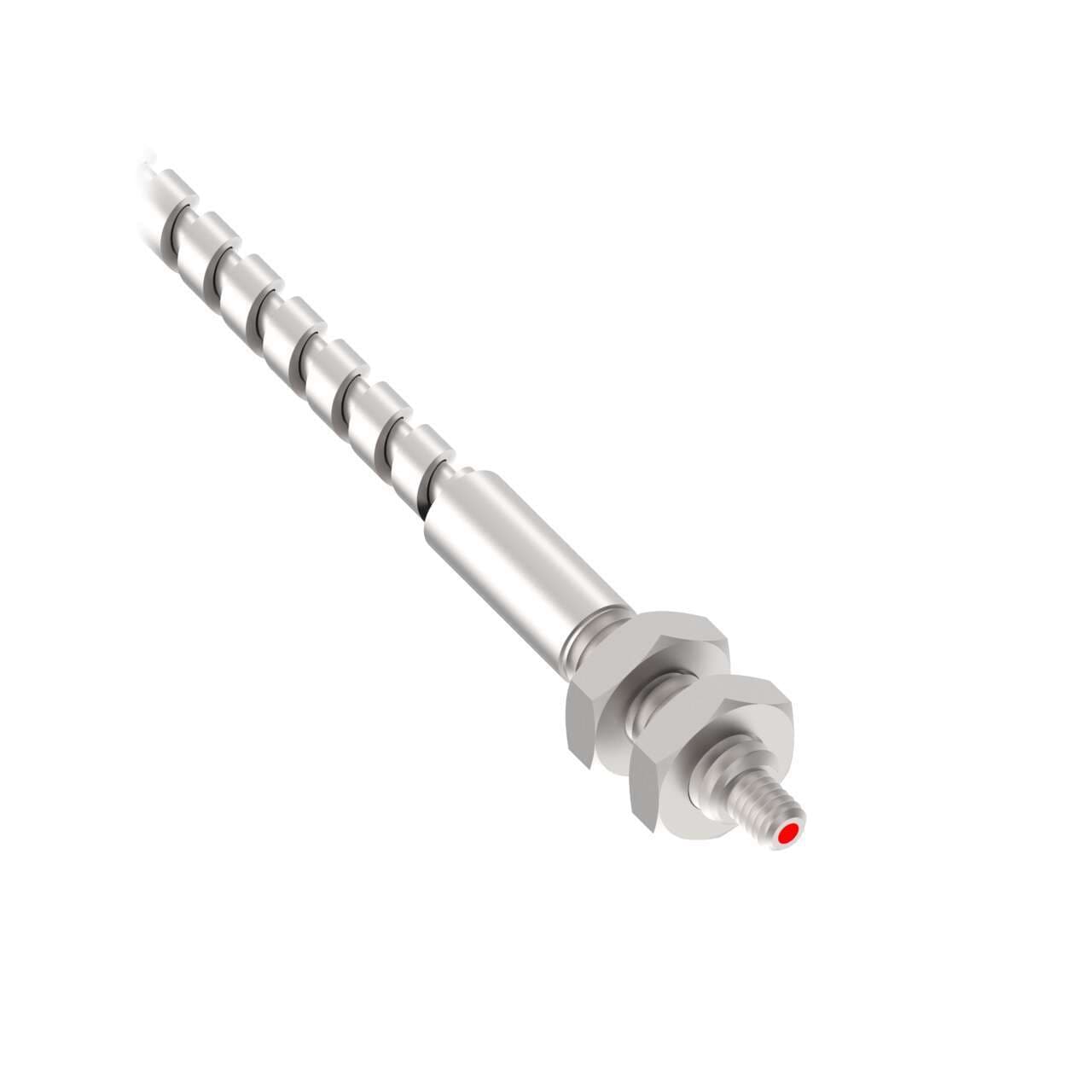 Banner IMT.752S-HT Glass Fiber Opposed Mode 0.61 m long; 1.27 mm dia. Bundle; Stainless Steel Sheath; M4 & M2.5 Thread; Terminated for use in Plastic Fiber Sensors; Max. Operating Temperature 315C at Threaded Tip IMT.752S-HT on Powermatic Associates