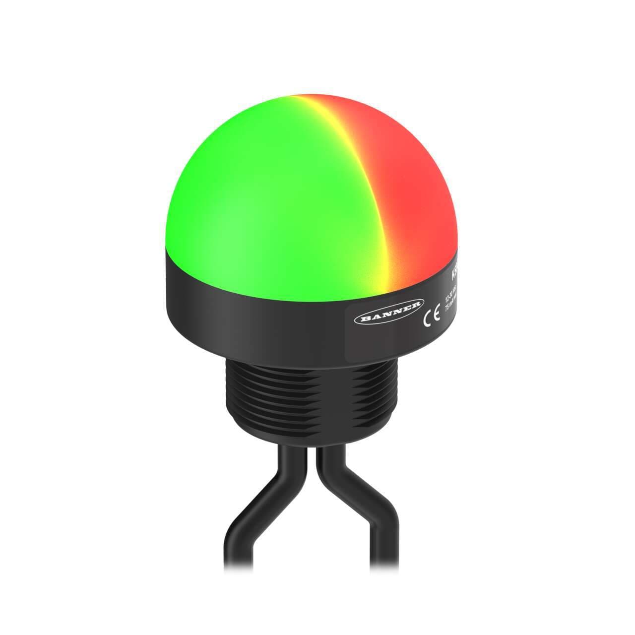 Banner K50PLSQ2PS K50 Pro Indicator with PICK-IQ Series: RGB Indicator; Voltage: 10-30 V dc; Housing: Polycarbonate; Environ. Rating: IP67 IP69K; Colors: Multicolor; 240 mm (9.45 in) 5-pin M12 PVC Shielded Pigtail QDs K50PLSQ2PS on Powermatic Associates