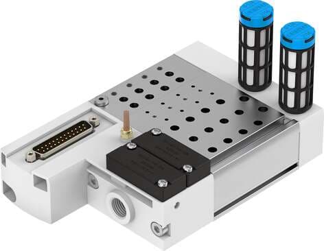 Festo 557669 manifold rail VABM-C8-12E-G14-20-M1 Grid dimension: 12 mm, Max. number of valve positions: 20, Corrosion resistance classification CRC: 0 - No corrosion stress, Max. tightening torque, valve mounting: 0,6 Nm, Max. tightening torque, wall mounting: 5 Nm 557669 on Powermatic Associates