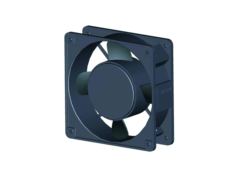 Saginaw Control SCE-CF4-230 Fan, Cooling (4in) 230v, Height:4.75", Width:4.75", Depth:1.76", SCE-CF4-230 on Powermatic Associates