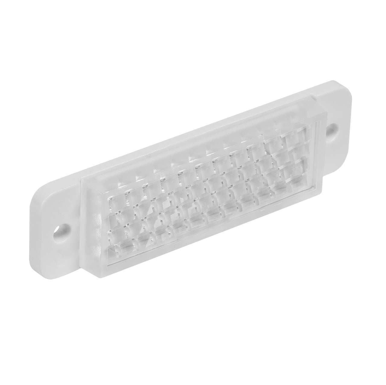 Banner BRT-53X19A Retroreflective Target: Rectangular 53 x 19 mm; Reflectivity Factor: 1.4; Max. Temp.= 50 degrees C; Plastic - two screw holes for mounting BRT-53X19A on Powermatic Associates