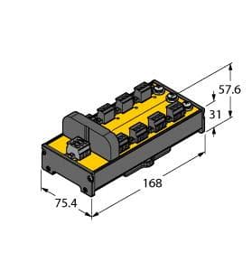Turck JRBS-40DC-8RV JRBS-40DC-8RV Turck - JRBS-40DC-8RV FOUNDATION fieldbus and PROFIBUS-PA, IP20 Junction Box with Short-circuit Protection, 8-channel JRBS-40DC-8RV on Powermatic Associates