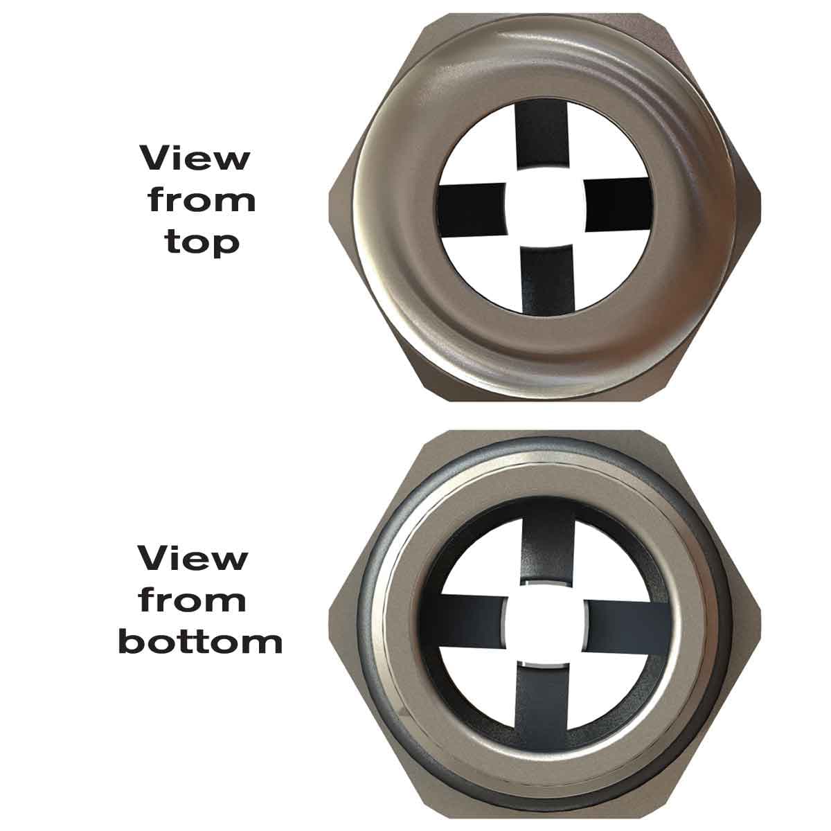 SAB EP2-21L SAB EP2-21L Nickel Plated Brass EMC-2 Grounding Gland with longer PG 21 threads EP2-21L on Powermatic Associates