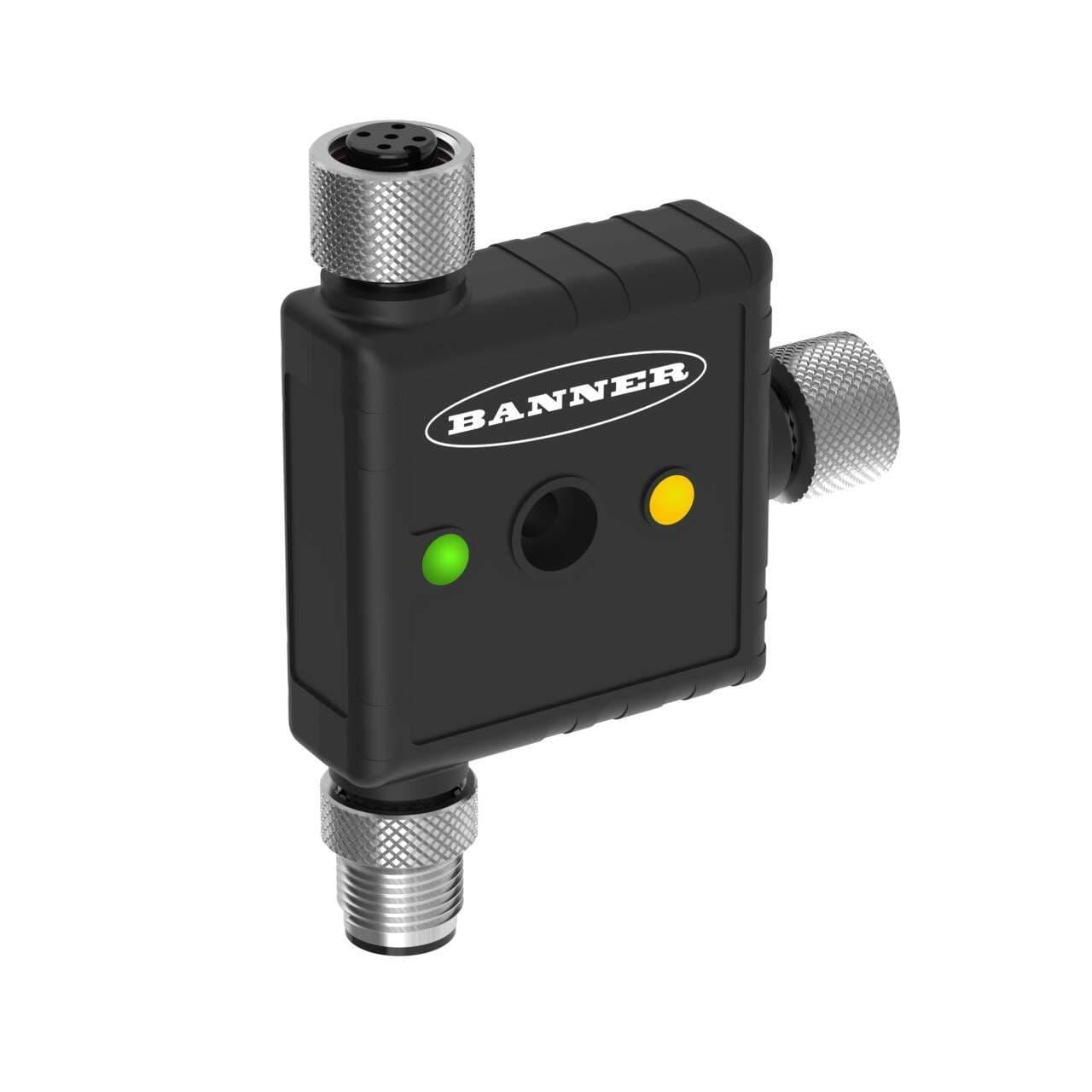 Banner R45C-B22-SQ R45C Series: In-Line Converter; Voltage: 18-30 V dc; IP65/IP67/IP68; Female #1: Discrete IO; Male: PICK IQ; Female #2: PICK IQ R45C-B22-SQ on Powermatic Associates