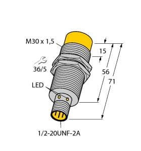 Turck NI20-G30-ADZ30X2-B3131 NI20-G30-ADZ30X2-B3131 Turck - NI20-G30-ADZ30X2-B3131 Inductive Sensor NI20-G30-ADZ30X2-B3131 on Powermatic Associates