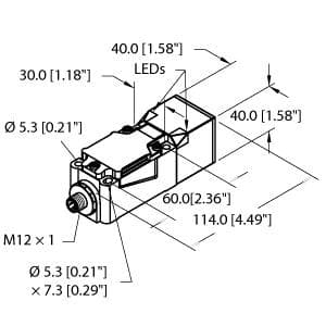 Turck BI20-CP40-VP4X2-H1141 BI20-CP40-VP4X2-H1141 Turck - BI20-CP40-VP4X2-H1141 Inductive Sensor, With Increased Switching Distance BI20-CP40-VP4X2-H1141 on Powermatic Associates