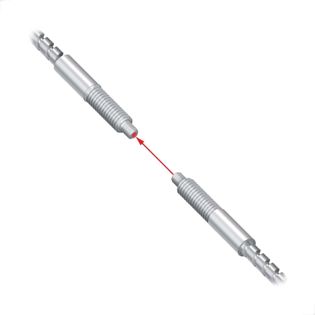 Banner IMT.756.6S-HT Glass Fiber Opposed Mode 2 m long; 1.27 mm dia. Bundle; Stainless Steel Sheath; M4 & M2.5 Thread; Terminated for use in Plastic Fiber Sensors; Max. Operating Temperature 315C at Threaded Tip IMT.756.6S-HT on Powermatic Associates