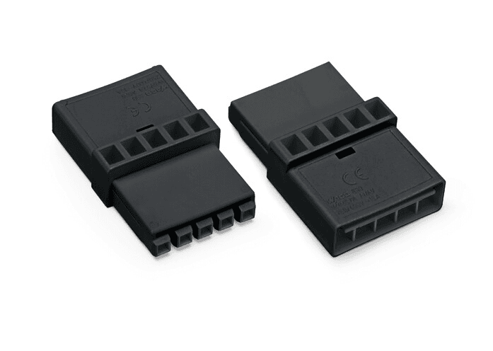 WAGO 890-605 890-605 WAGO - Intermediate coupler; 5-pole; Cod. A; for sockets and plugs; black 890-605 on Powermatic Associates