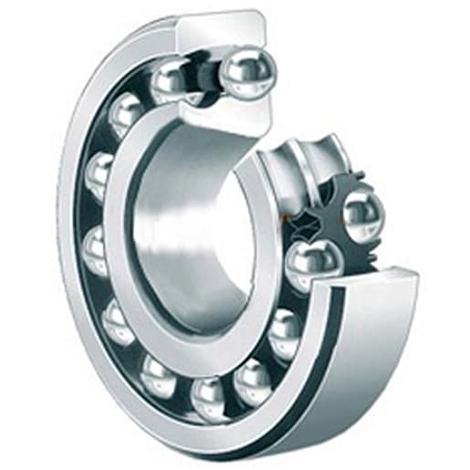 NSK 1215KJ Self Aligning Ball Bearing; 75MM Bore; Tapered Adapter Mount; 130MM Outside Diameter; 25MM Inner Race Width; 25MM Outer Race Width; Open; Steel Cage; Double Row of Balls; ABEC 1 | ISO P0; C0-Medium 1215KJ on Powermatic Associates