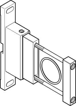 Festo 1367323 mounting bracket PAML-MB-90-HP3 Size: 90, Nominal diameter DN: 36, Series: L, Operating pressure: 0 - 50 bar, CE mark (see declaration of conformity): to EU directive pressure devices 1367323 on Powermatic Associates
