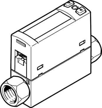 Festo 8058476 flow sensor SFAH-100U-G14FS-PNLK-PNVBA-M8 Authorisation: (* RCM Mark, * c UL us - Listed (OL)), CE mark (see declaration of conformity): (* to EU directive for EMC, * in accordance with EU RoHS directive), KC mark: KC-EMV, Certificate issuing department:  8058476 on Powermatic Associates