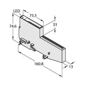 Turck BL20-E-16DO-24VDC-0.5A-N BL20-E-16DO-24VDC-0.5A-N Turck - BL20-E-16DO-24VDC-0.5A-N BL20 Economy Module, 16 Digital Outputs, NPN, 0.5 A BL20-E-16DO-24VDC-0.5A-N on Powermatic Associates