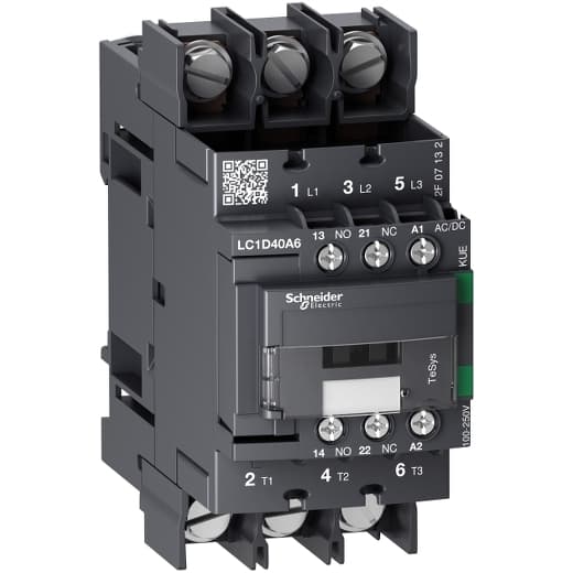 Schneider Electric LC1D40A6KUE Schneider Electric - LC1D40A6KUE LC1D40A6KUE on Powermatic Associates