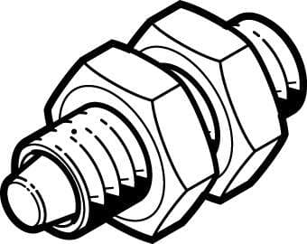 Festo 1152507 shock absorber DYEF-S-M5-Y1 Size: M5, Stroke: 1,5 mm, Cushioning: P cushioning without metal fixed stop, Assembly position: Any, Position detection: No 1152507 on Powermatic Associates