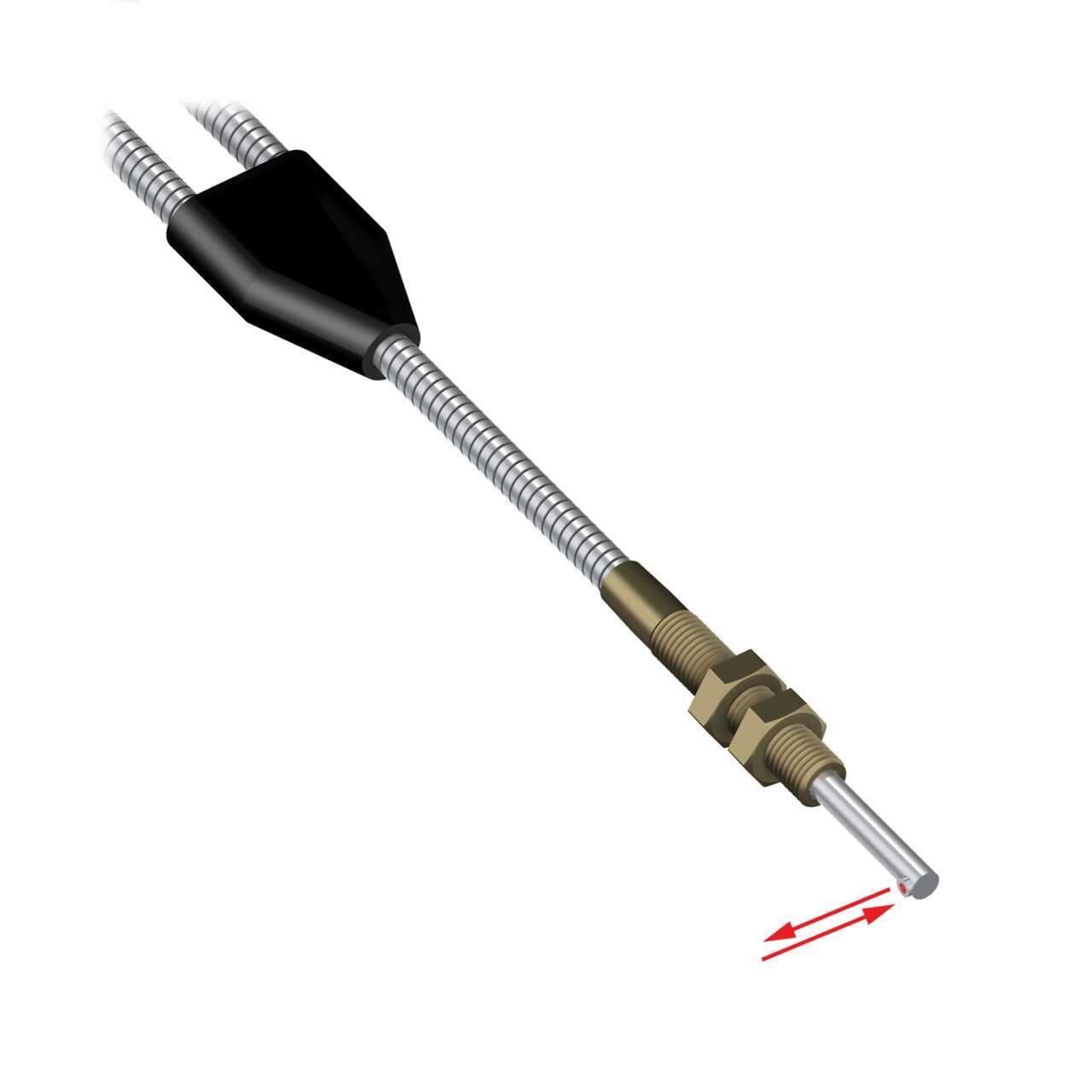 Banner BTETA1.58SM600 Glass Fiber; Bifurcated 0.09 in Bundle; Tight Right-Angle Tip; Stainless Sheathing 96 in; Max.Operating temp. at tip 600F BTETA1.58SM600 on Powermatic Associates