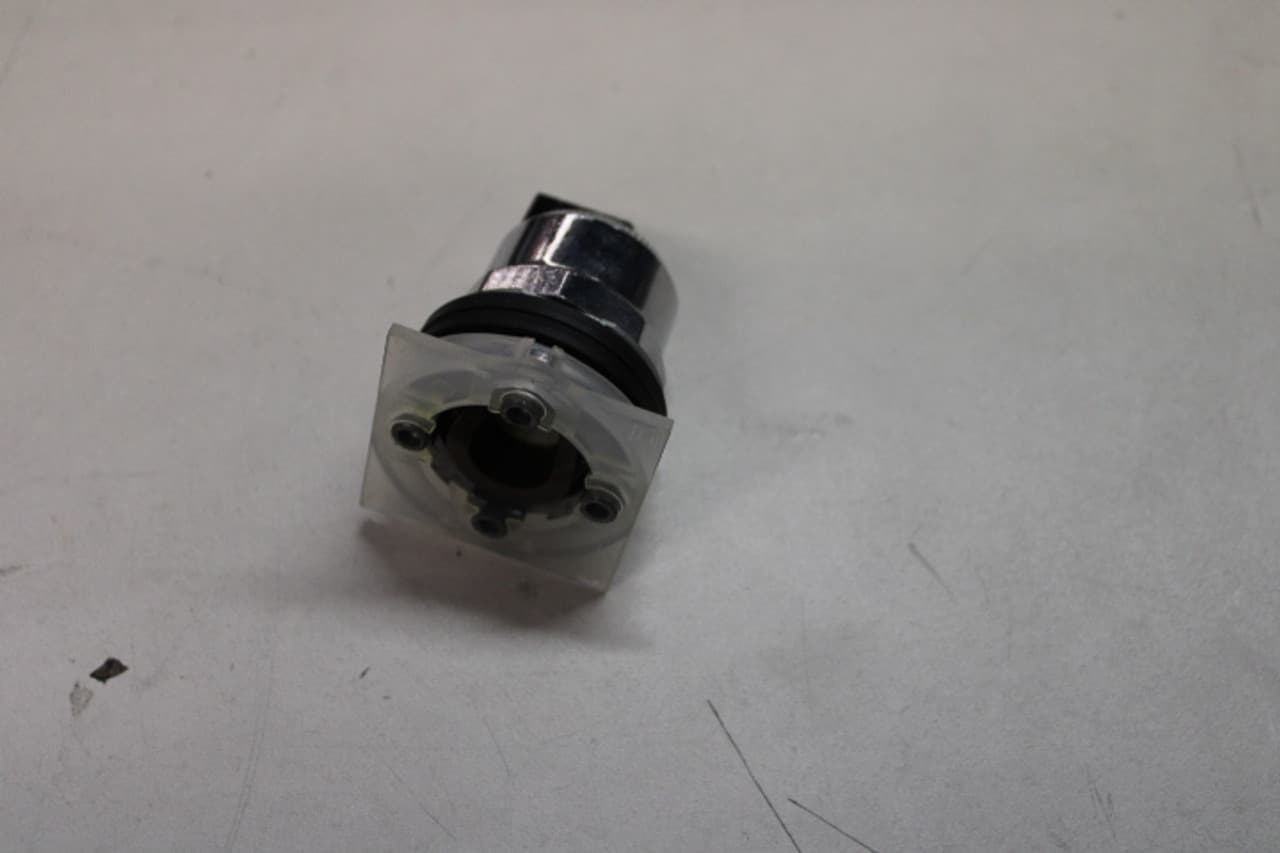 Schneider Electric 9001KS72B Schneider Electric 9001KS72B is a selector switch with a standard handle, designed for various industrial applications. It features a metal (chromium-plated) bezel for durability. This selector switch operates within a network frequency of 9001K and has an electrical durability of 500,000 operations under load. It is a 3-position switch with a spring-return mechanism from right to center. The primary voltage is specified at 30 mm, and the type of lens measures 1.18 inches. It offers protection settings of -70° to +70° angular positions. The 9001KS72B is rated for speeds of IP66, and complies with NEMA 1, 2, 3, 3R, 4, 12, and 13 standards, ensuring compatibility with a wide range of enclosures and environmental conditions. 9001KS72B on Powermatic Associates