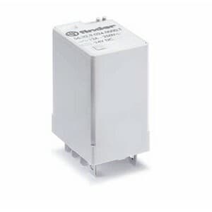 Finder 56.32.8.120.0000T Miniature electromechanical plug-in power relay for railways applications - Finder (56T series) - Control coil voltage 120Vac (50Hz/60Hz) - 2 poles (2P) - 2C/O / DPDT (Double Pole Double Throw) contact - Rated current 12A (250Vac; AC-1) / 12A (30Vdc; DC-1 56.32.8.120.0000T on Powermatic Associates