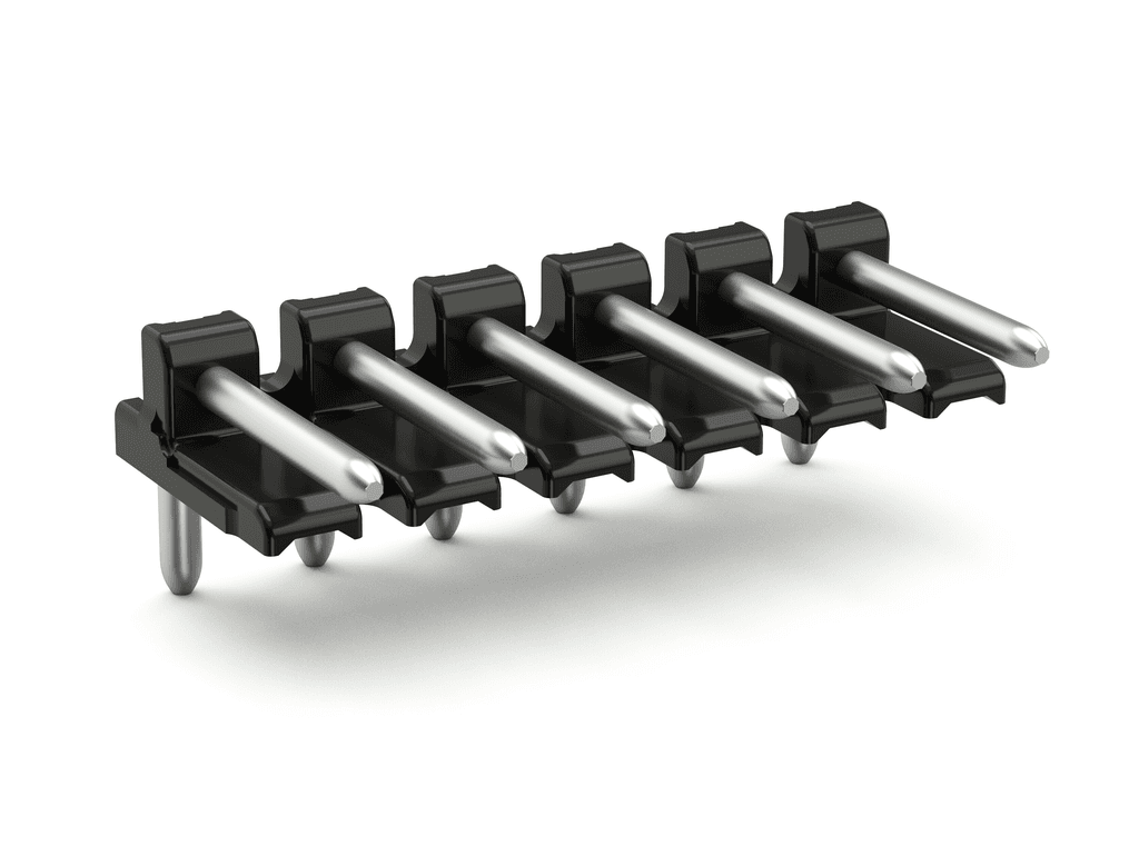 WAGO 2091-1722/200-000 2091-1722/200-000 WAGO - THR male header; 1.0 mm Ø solder pin; angled; Pin spacing 3.5 mm; 2-pole; black 2091-1722/200-000 on Powermatic Associates