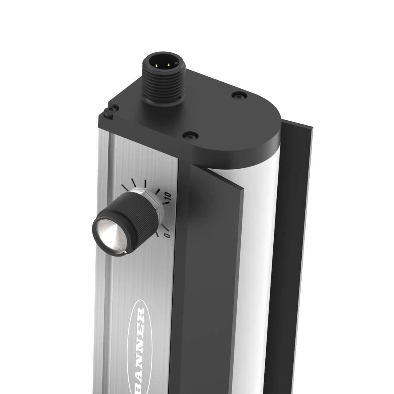 Banner WLB32EX1130EPQ Banner WLB32EX1130EPQ - WLB32 Industrial PoE LED Light with Intensity Adjustment; Length: 1130 mm; Voltage: 42.5-57 V dc Power Over Ethernet; Environmental Rating: IP40; Color: Daylight White; Non-Cascadable; Eye Shield; 4-pin M12 Integral QD; Diffuse Window WLB32EX1130EPQ on Powermatic Associates